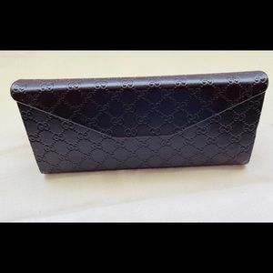 Gucci Eyewear Brown Triangular Hard Case